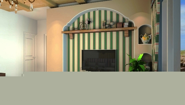 64㎡/兩室兩廳一衛(wèi)/混搭