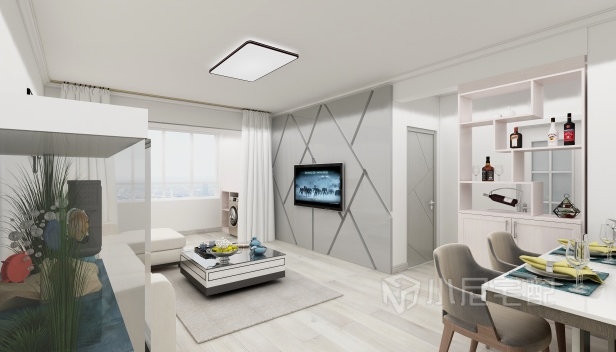 105㎡/三室一廳一衛(wèi)/現(xiàn)代 105㎡/三室一廳一衛(wèi)/現(xiàn)代