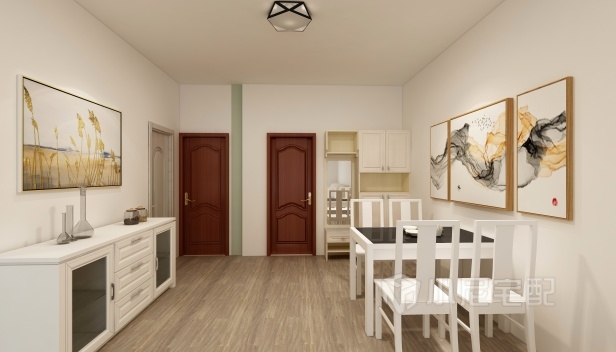 88.7㎡/兩室一廳一衛(wèi)/歐式