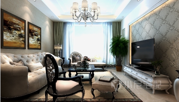 96㎡/兩室兩廳一衛(wèi)/簡約