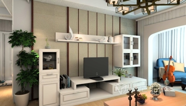 124㎡/兩室一廳兩衛(wèi)/現(xiàn)代