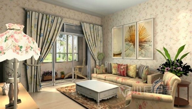 90㎡/一室兩廳一衛(wèi)/田園 90㎡/一室兩廳一衛(wèi)/田園