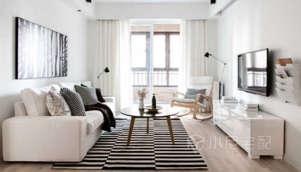 90㎡/兩室兩廳兩衛(wèi)/簡(jiǎn)約