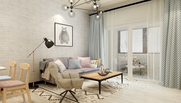 86㎡/兩室一廳一衛(wèi)/歐式 86㎡/兩室一廳一衛(wèi)/歐式