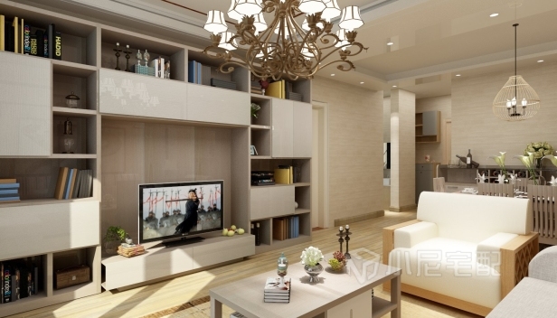 84㎡/兩室一廳一衛(wèi)/現(xiàn)代