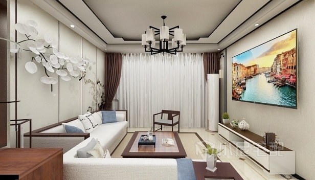 96㎡/兩室兩廳一衛(wèi)/中式 96㎡/兩室兩廳一衛(wèi)/中式