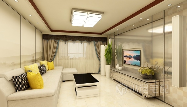 128㎡/三室一廳兩衛(wèi)/現(xiàn)代 128㎡/三室一廳兩衛(wèi)/現(xiàn)代