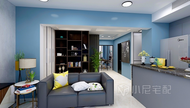 86.369㎡/兩室一廳兩衛(wèi)/地中海 86.369㎡/兩室一廳兩衛(wèi)/地中海