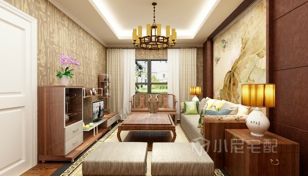 87㎡/兩室一廳一衛(wèi)/中式 87㎡/兩室一廳一衛(wèi)/中式