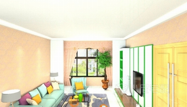 68㎡/兩室一廳一衛(wèi)/混搭 68㎡/兩室一廳一衛(wèi)/混搭