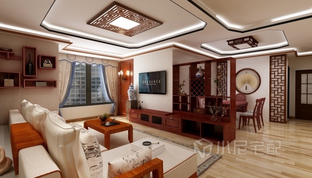 100㎡/三室一廳一衛(wèi)/中式 100㎡/三室一廳一衛(wèi)/中式