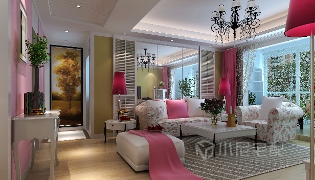 95㎡/兩室兩廳一衛(wèi)/田園 95㎡/兩室兩廳一衛(wèi)/田園