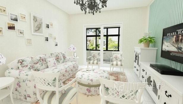 90㎡/兩室兩廳一衛(wèi)/田園 90㎡/兩室兩廳一衛(wèi)/田園